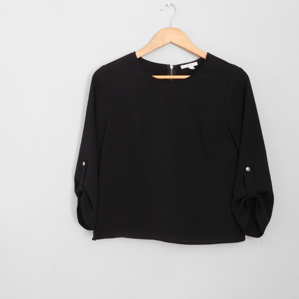 Nordstrom Soprano ladies black top blouse